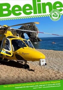 Dorset and Somerset Air Ambulance Beeline Magazine Front Cover